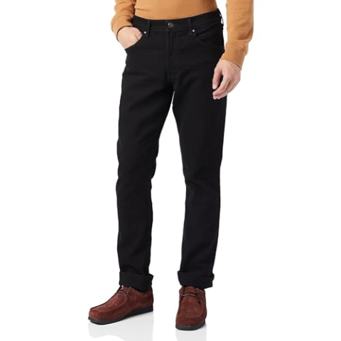 Wrangler Herren Authentic Regular_w10gm7107 Jeans, Schwarz (Black Rinse), 36W / 34L EU