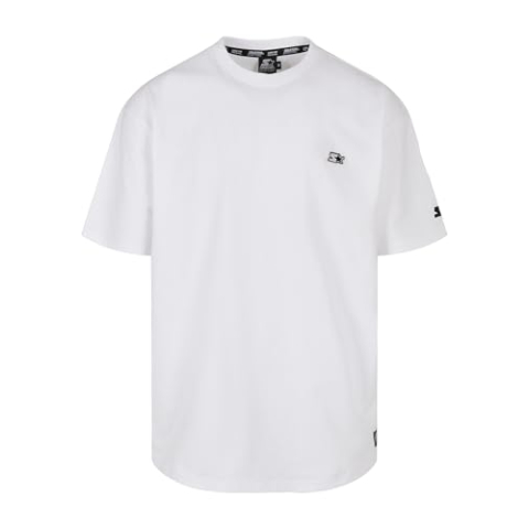 STARTER BLACK LABEL Heren Starter Essential Oversize Tee T-Shirt, Wit, XL