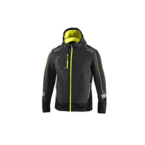Sparco Soft-Shell Tech uniseks, Grijs geel, M