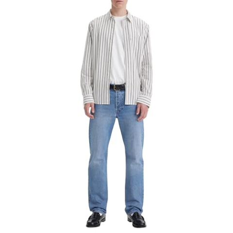 Levi's heren Jeans 501 Original Fit, Chemicals, 33W / 32L