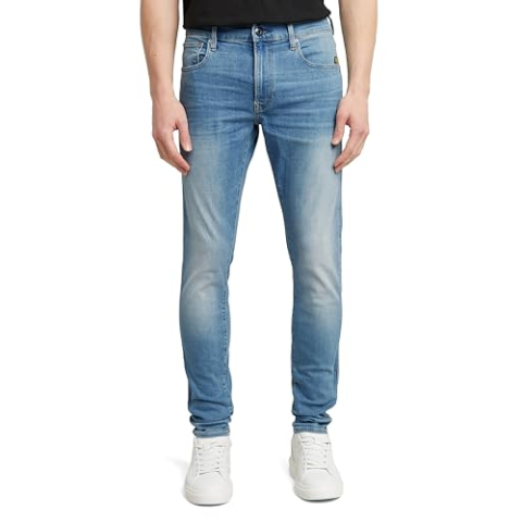 G-Star Raw Jeans heren Revend Skinny , Blauw , 32W / 36L