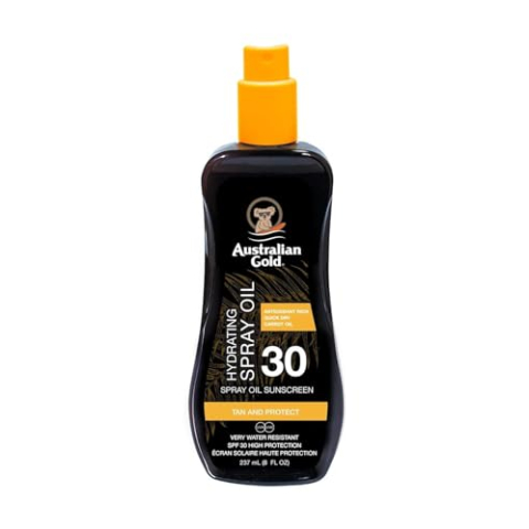 Australian Gold SUNSCREEN SPF30 hydraterende sprayolie met wortel 237 ml