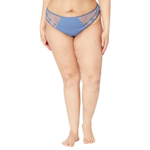 Elomi Vrouwen Matilda Thong Slipje (EL8907), Denim Daisy, X-Large Plus
