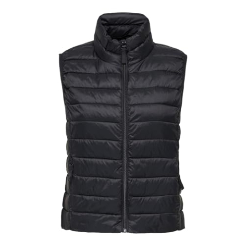 ONLY Dames Onltahia Lw Gewatteerde Waistcoat Cc OTW, zwart, L