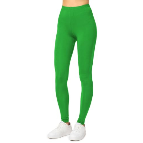 Merry Style Dames Lange Legging MS10-143 (Groen, XL)