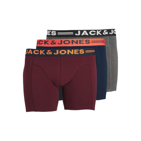 JACK & JONES Herenondergoed, bordeaux, 4XL