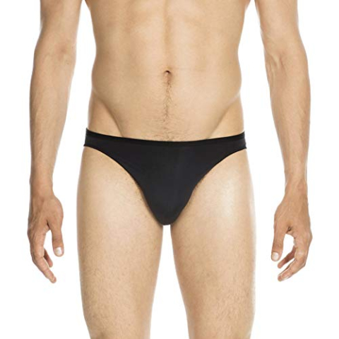 Hom Heren Pluimen Micro Slips Ondergoed, Zwart, XXL