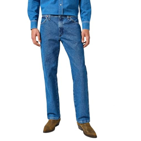 Wrangler Herren Jeans 13MWZ, Original Regular Bootcut Fit, Straight Leg, STONEWASHED, 44W / 32L