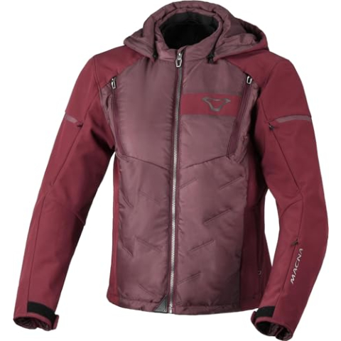 Macna Cocoon 2.0 waterdichte dames motorfiets textieljas, bordeaux, L