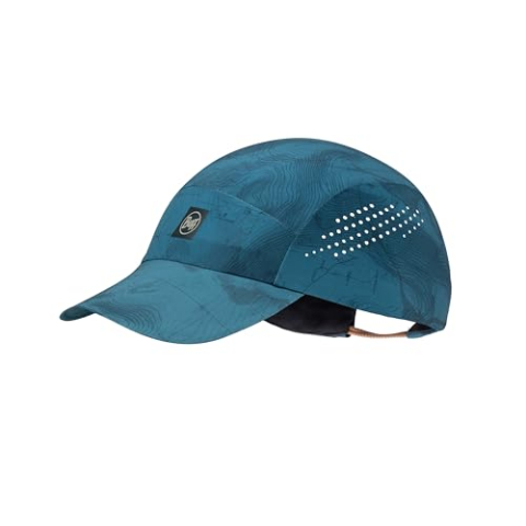 BUFF| Pet CoolNet® UV Pack Speed Flexibel, UPF50, reflecterend element, comfortabel, elastisch, hardlopen, ventilatie, opvouwbaar L/XL Blauw