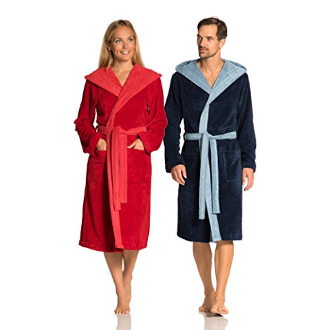 Vossen Poppy Badjas voor dames en heren poseidon/lagoon L