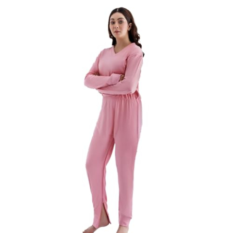 Hansop pyjama | rugrits & beenrits | Nachthemd | Lange mouwen | Plukpak | Maat M
