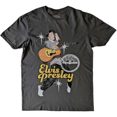 Sun Records Elvis Toes T Shirt L