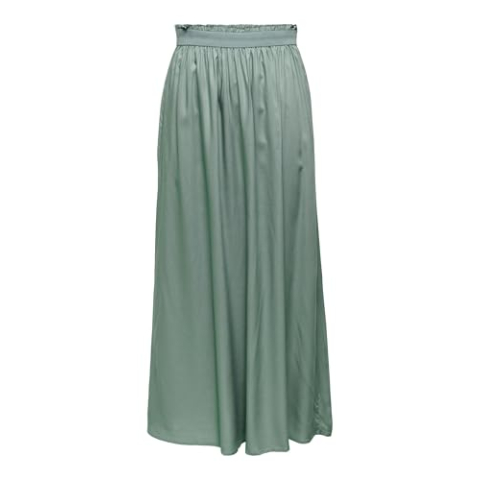 ONLY Maxirok voor dames, effen, groen (Chinoise groen), M