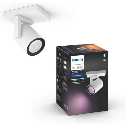 Philips Hue Argenta Opbouwspot - White and Color Ambiance - GU10 - 5,7W - Wit - Bluetooth