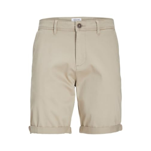 JACK & JONES Chinoshorts heren Jpstbowie Jjshorts Solid Sn , Crockery. , XXL
