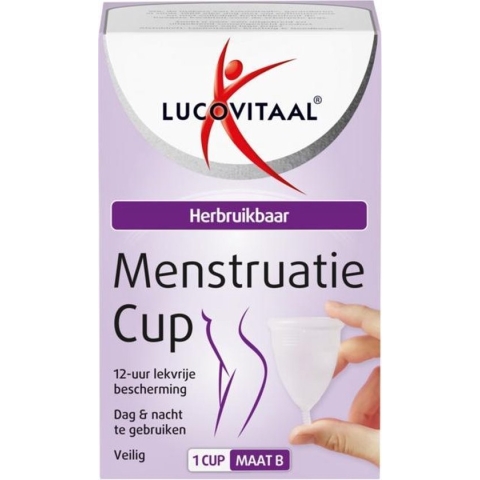 Lucovitaal Menstruatie cup maat b