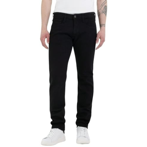 Replay Anbass herenjeans, slimfit, Black 098, 30W / 34L