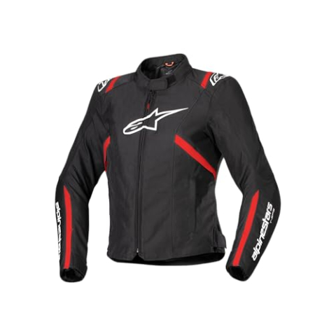 Alpinestars Stella T-SPS V2 waterdichte dames motorfiets textieljas, schwarz/rot, M
