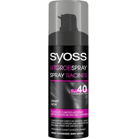 SYOSS uitgroeispray Zwart - 1 stuk