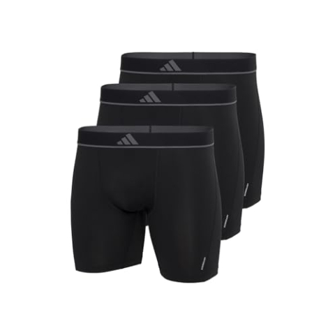 adidas Heren Slip 3-Pack Boxer Brief (3PK) -Active Micro Flex Eco Ondergoed, Black_4AM015, M, Black_4am015, M