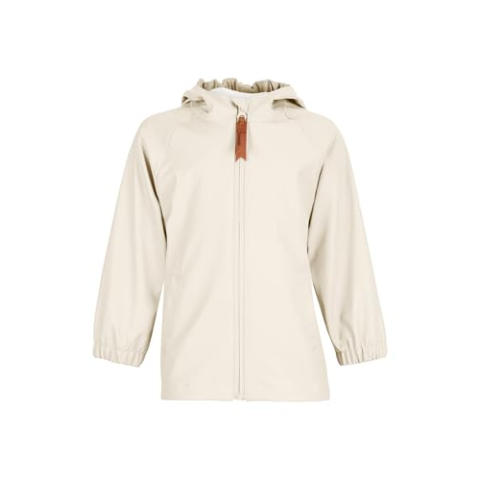 Sterntaler Uniseks babyregenjas, ongevoerd, effen, beige, 92