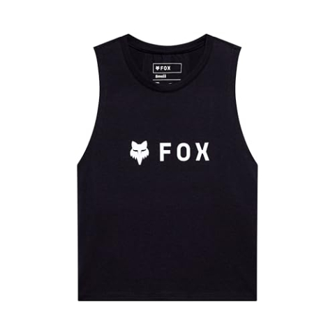 Fox Racing Absolute mouwloos T-shirt voor dames, zwart, maat S