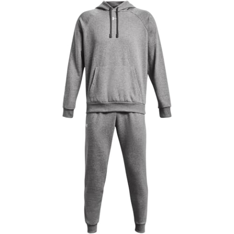 Under Armour Heren Rival Fleece Sweatsuit (pak van 1), Grijs, M