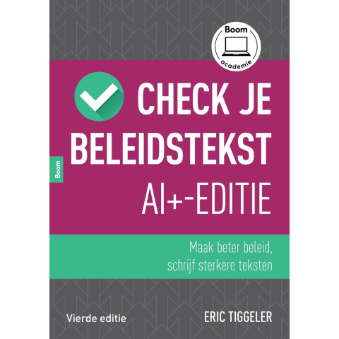Check je beleidstekst - AI+-editie (Paperback)
