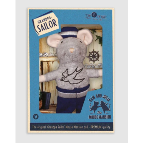 Het Muizenhuis - knuffeltje Grandpa Sailor