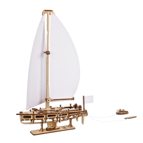 Ugears houten 3D puzzel - Ocean Beauty Yacht