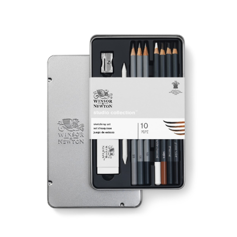 Winsor & Newton Studio - schets set - 10-delig