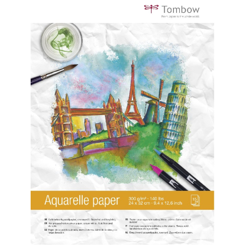 Tombow blok aquarelpapier - 24x32 cm