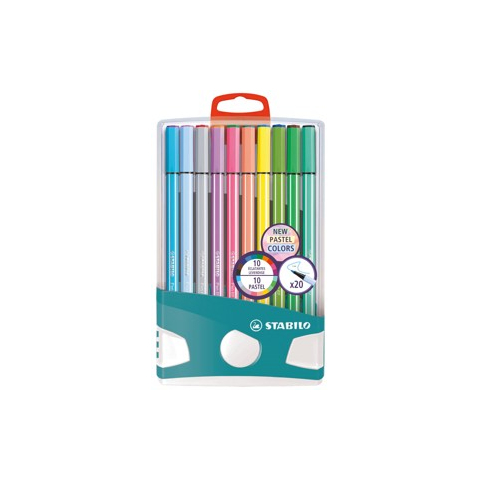 STABILO Pen 68 PastelParade - 20 stuks