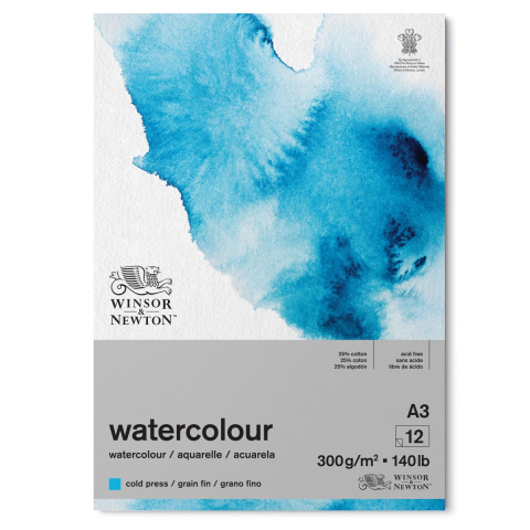Winsor & Newton - blok aquarelpapier - A3 - eenzijdig gelijmd