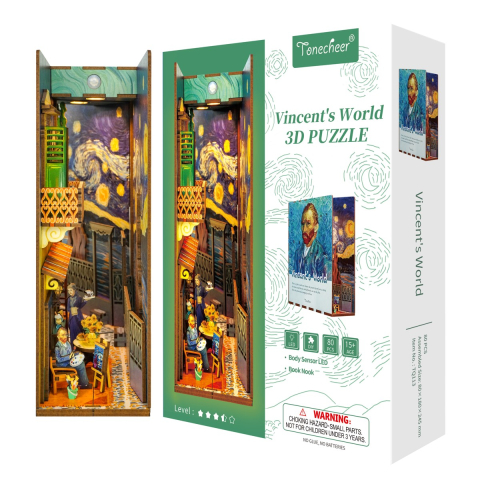 Tonecheer miniatuur kit - book nook - Vincent's World