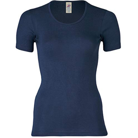 Engel Damesonderhemd met korte mouwen, marineblauw, 34-36