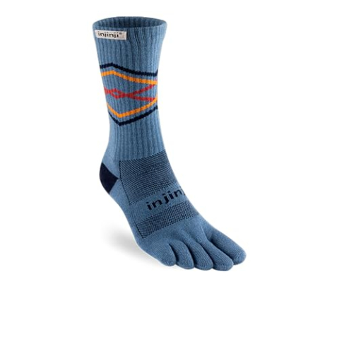 Injinji Trail Midweight Crew Coolmax 213170 63 Bleu dark M=40,5-44