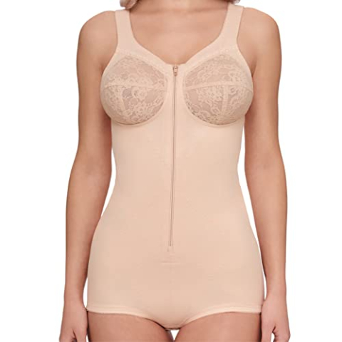 Susa Dames vormende body, beige (huid 010), 85D