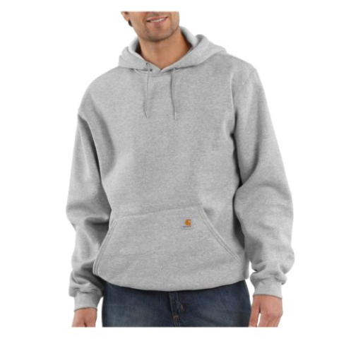 Carhartt Halfzwaar sweatshirt met capuchon voor heren, Heather Grey, L