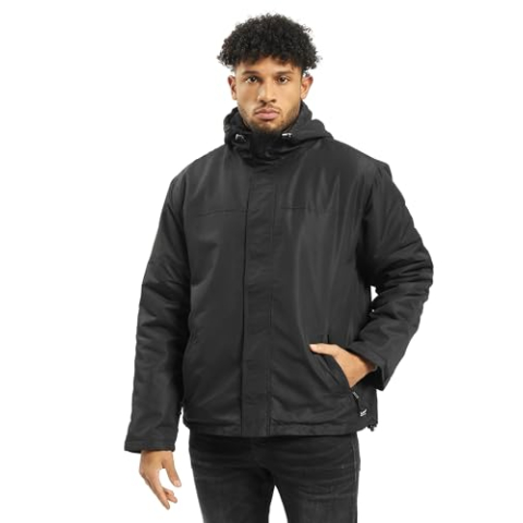 Brandit Windbreaker jas met ritssluiting voor heren, zwart, L