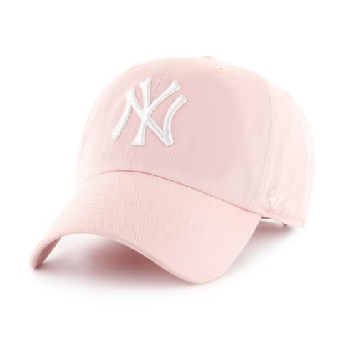 '47 Brand MLB Clean Up Strapback Cap New York Yankees Light Pink