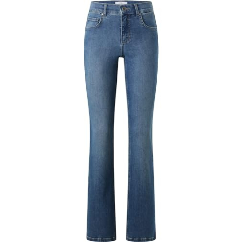 ANGELS Bootcut Jeans Leni Jeans met bootcut met labelapplicaties