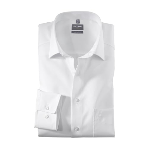 OLYMP Comfort Fit overhemd, wit