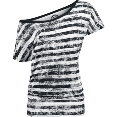 R.E.D. by EMP Can You Read My Mind T-shirt zwart-wit M