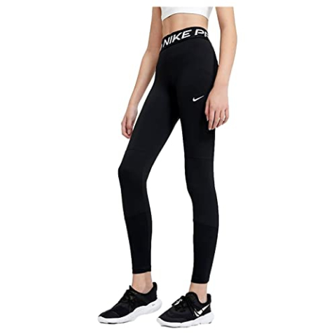 Nike Np Leggings voor meisjes Black/White 134/140