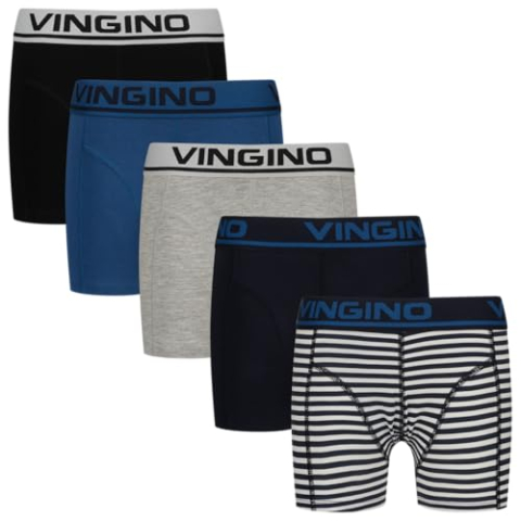 Vingino Boys-boxer-5-pack, maat S, blauw, S