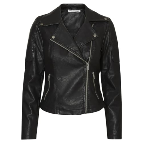 Noisy May Rebel PU Jacket Kunstlederen jas zwart M