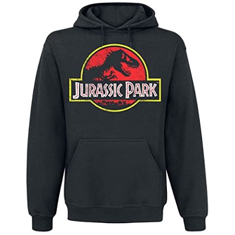 Jurassic Park Sweatshirt met capuchon voor heren, Meerkleurig, 5XL