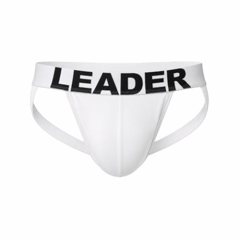 LEADER - Heren ondergoed - Essentials Jockstrap White - 1x Maat XS